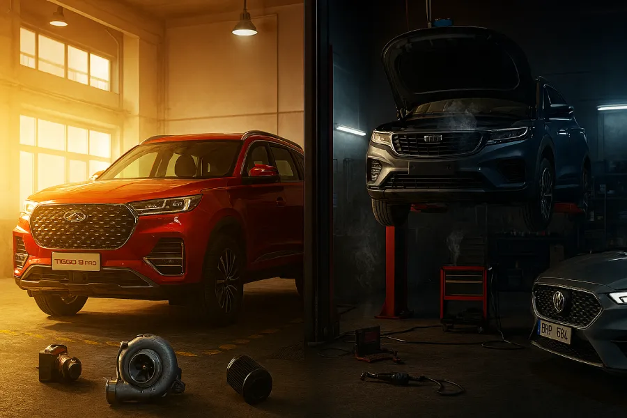 تنظیم موتور خودرو چینی