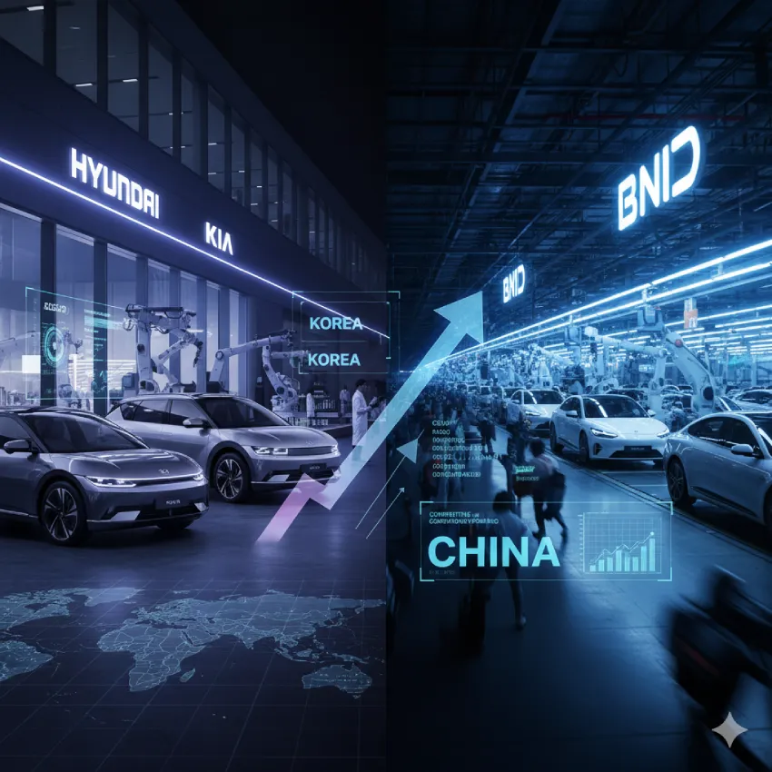 مقایسه خودروهای چینی و کرهای: از ارزش تا فناوری در بازار جهانی 2 مقایسه خودروهای چینی و کرهای